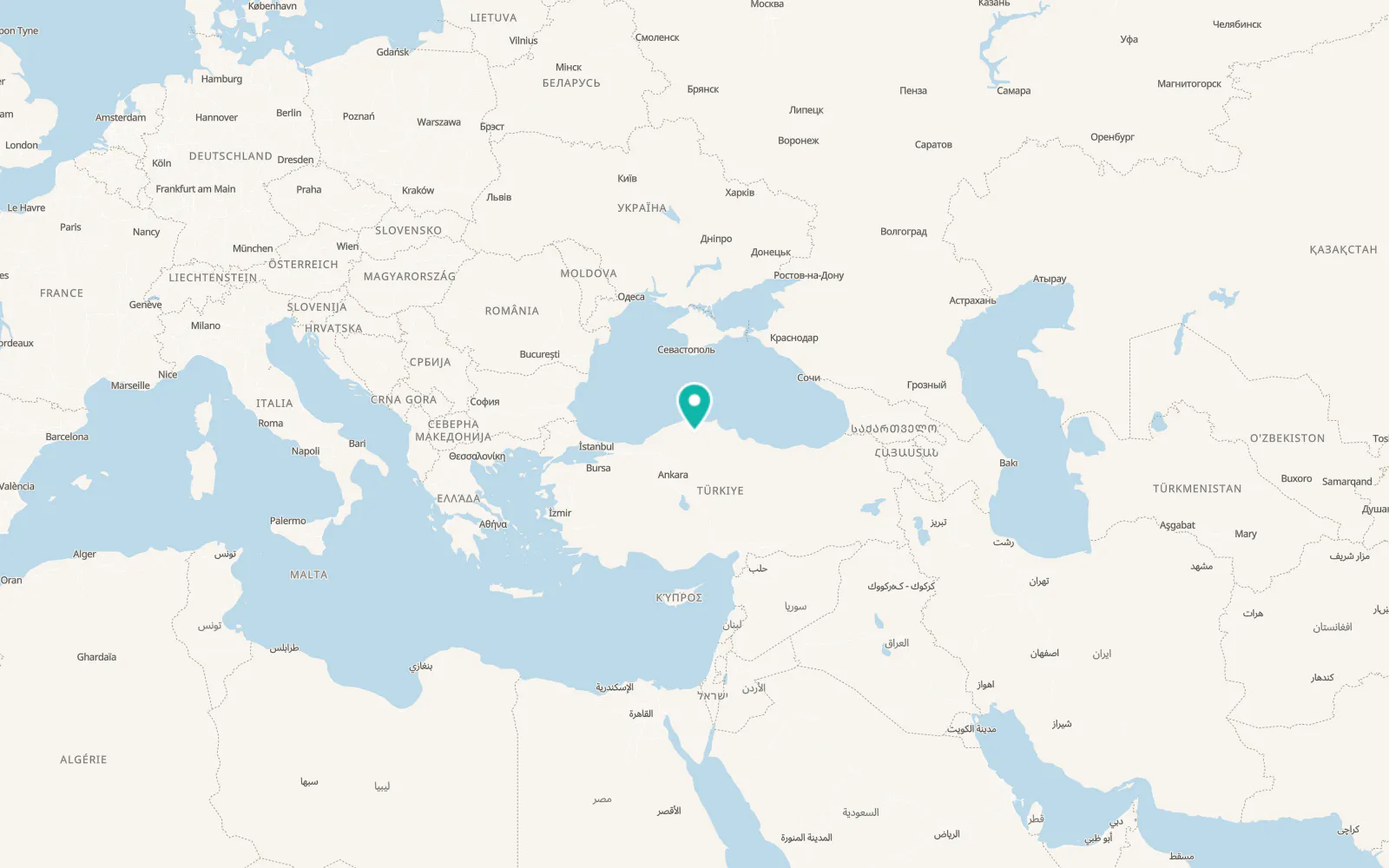 Map of Yukarıbatak