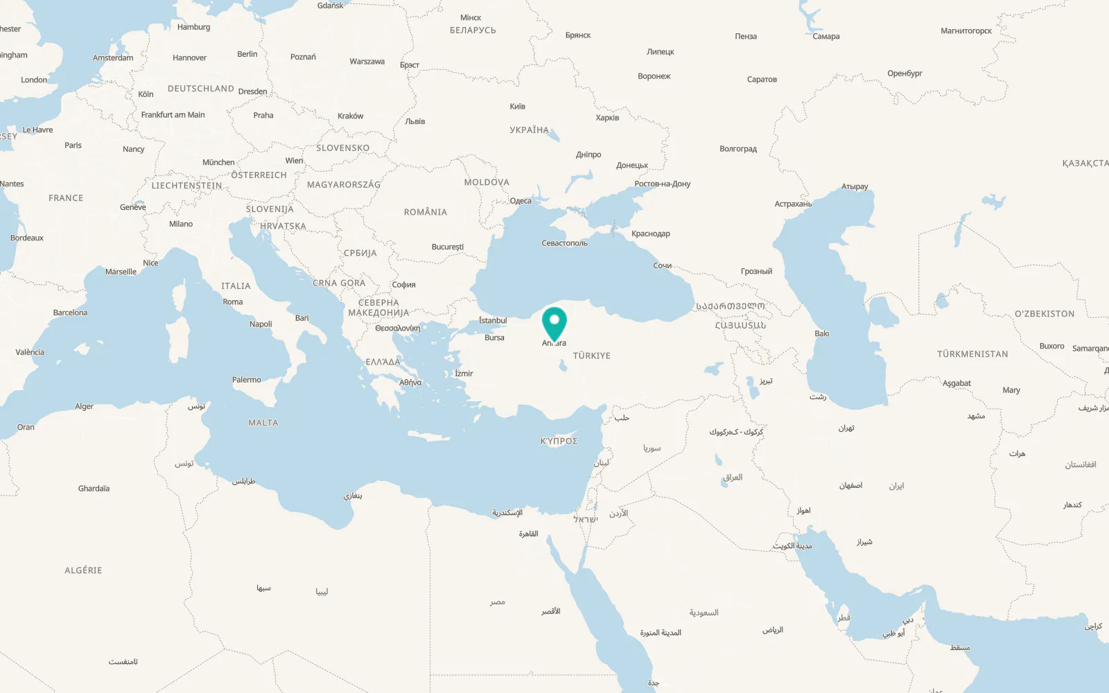 Map of Yurtbeyi