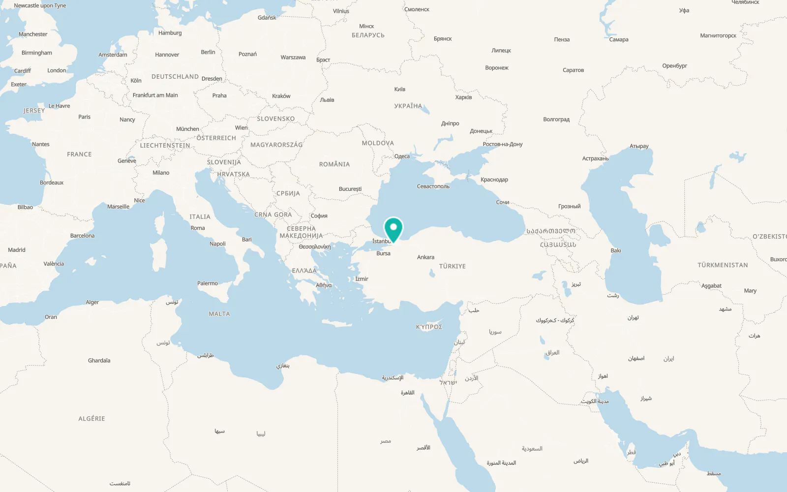 Map of Yuvacık