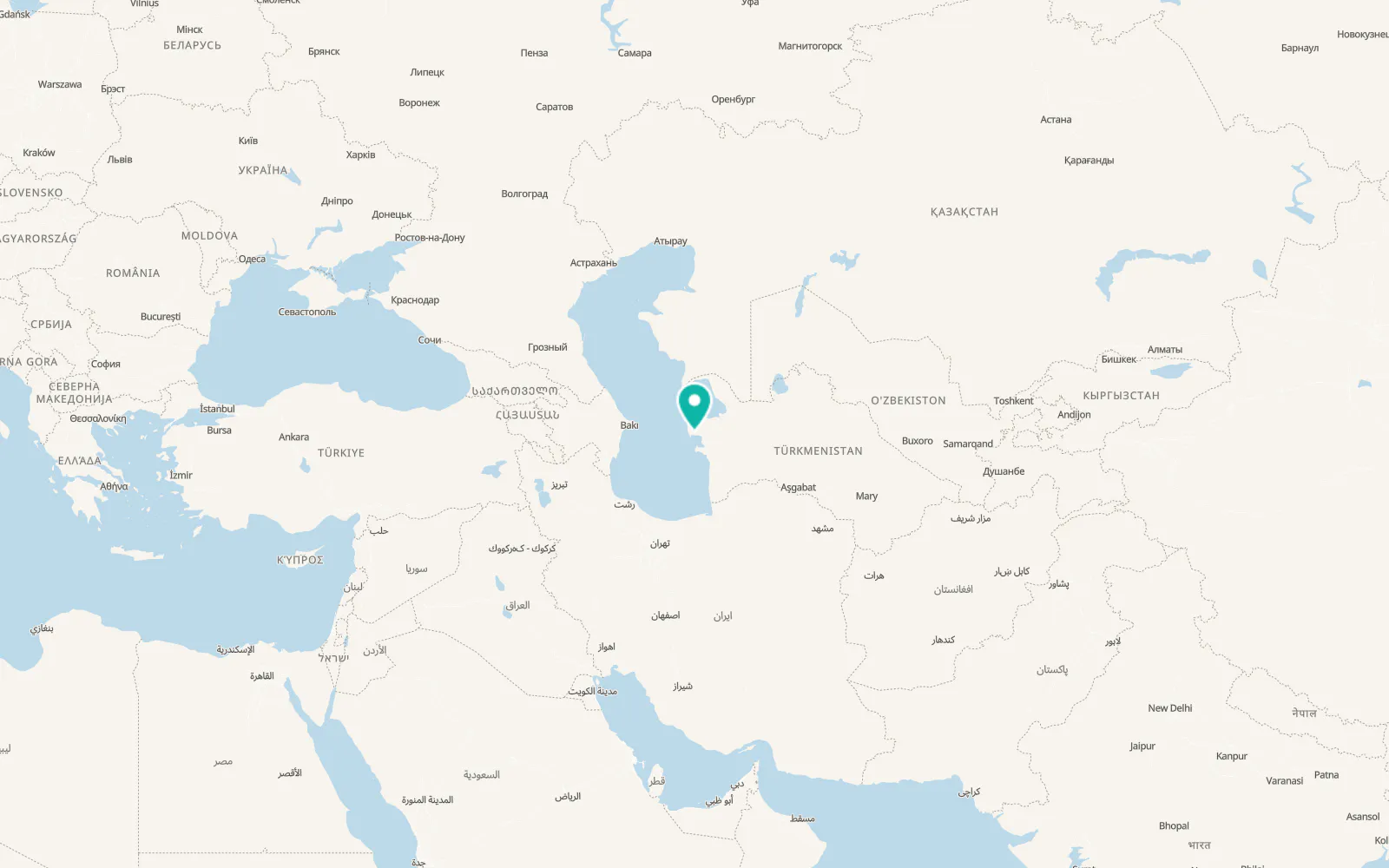 Map of Akdaş