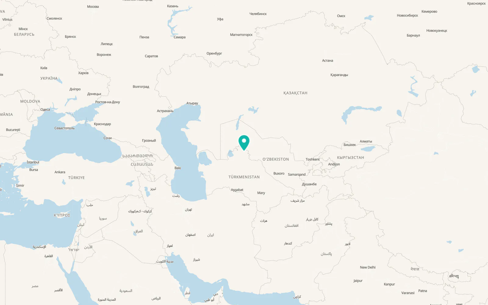 Map of Akdepe
