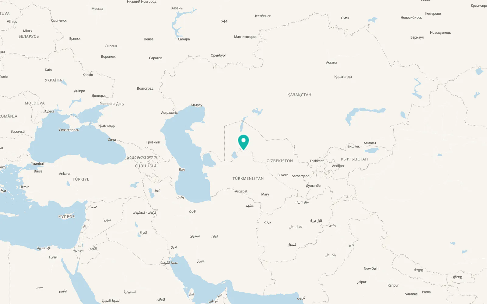 Map of Aşyr Kakabaýew