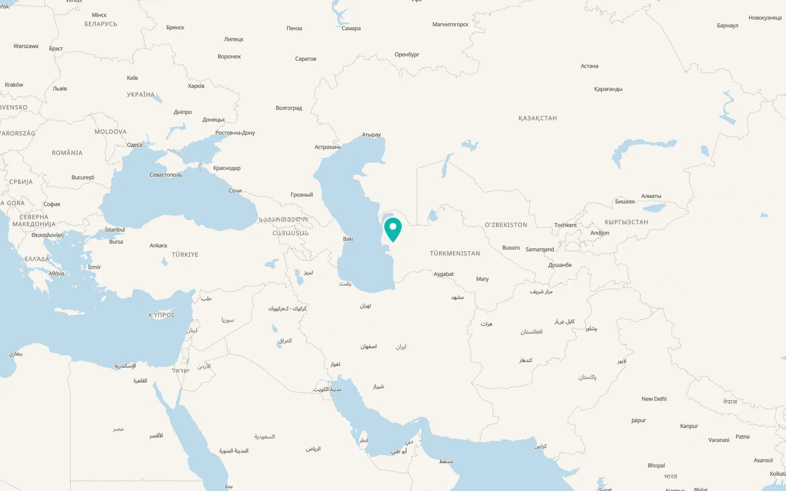 Map of Belek