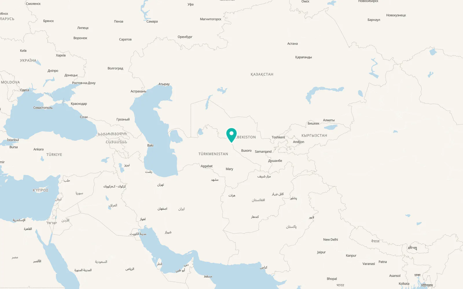 Map of Birata