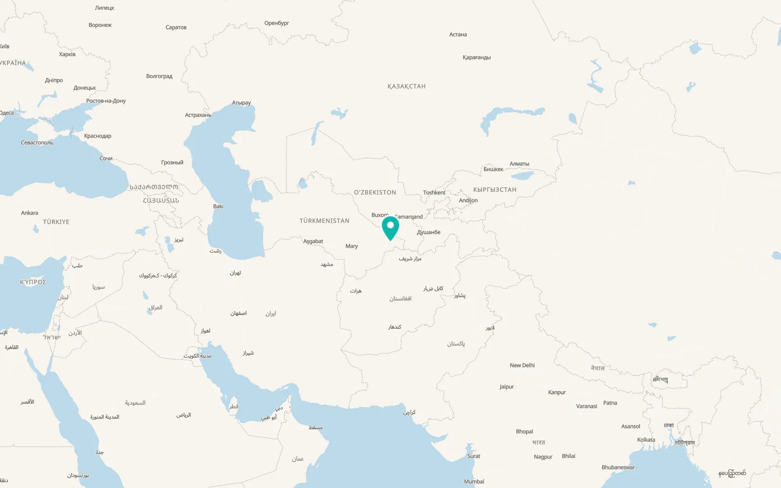 Map of Dostluk