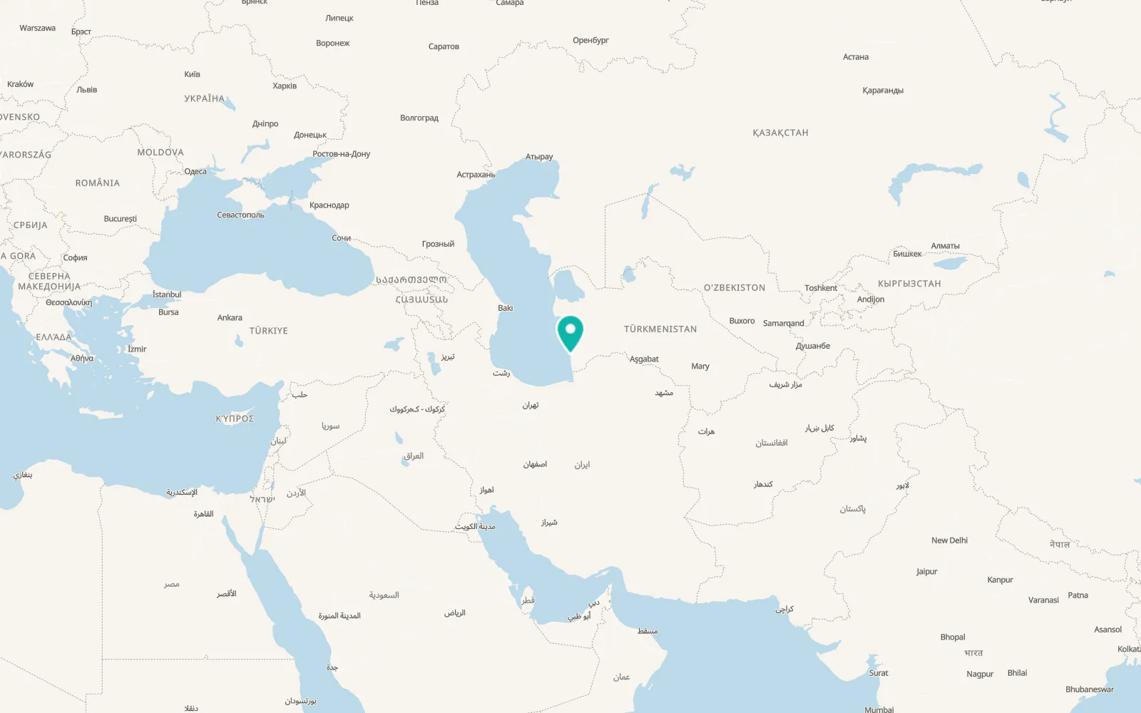 Map of Ekerem