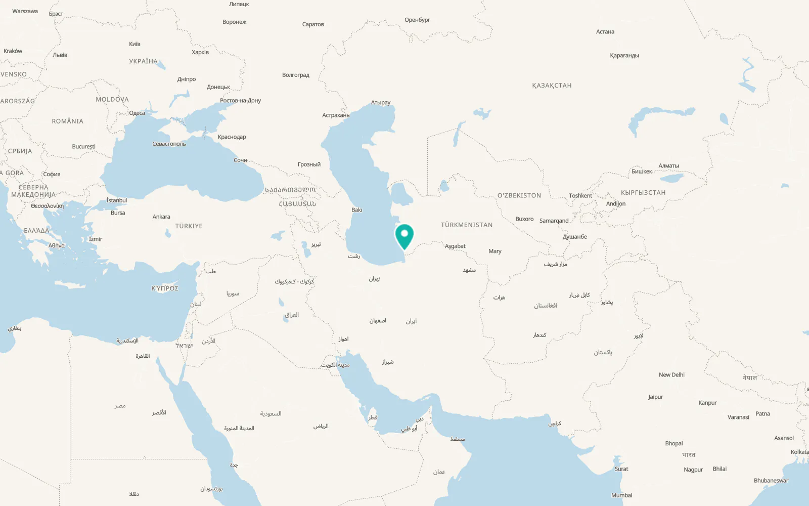 Map of Esenguly