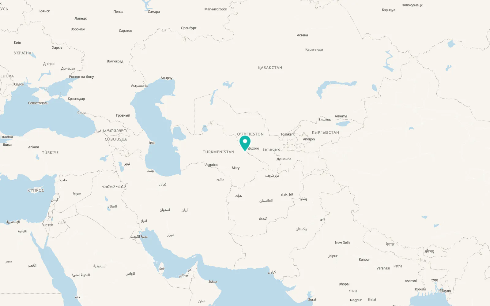 Map of Galkynyş