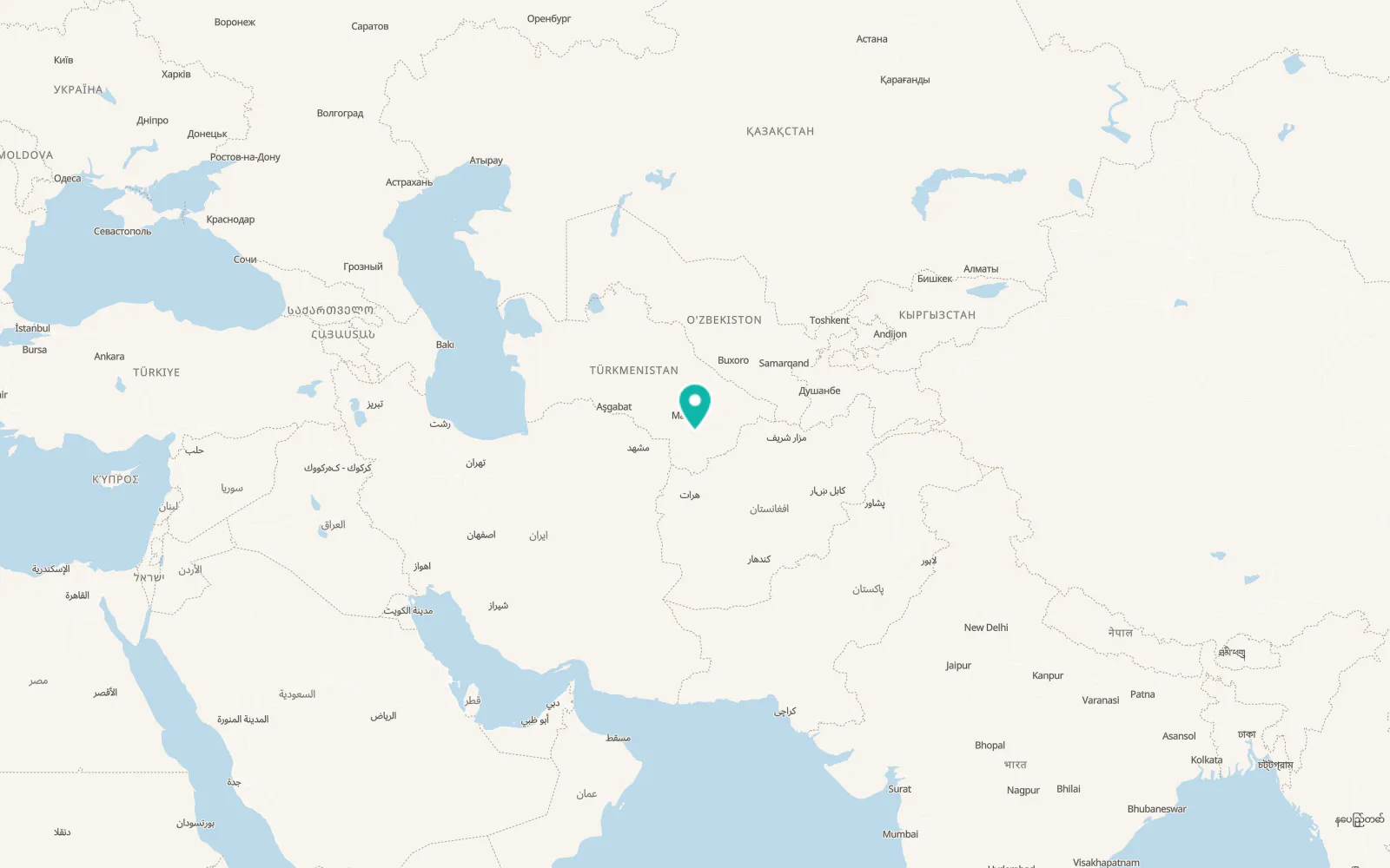 Map of Garaköl