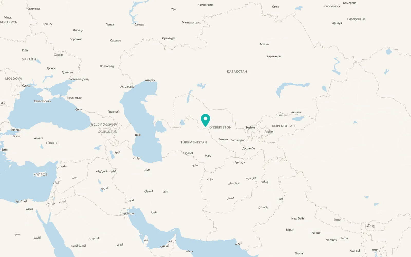 Map of Gazojak