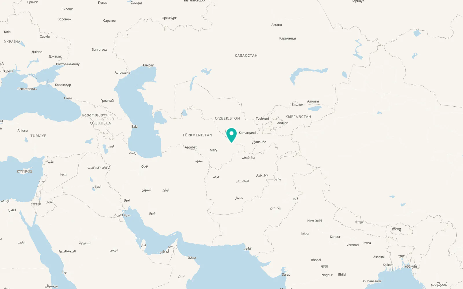 Map of Mekan