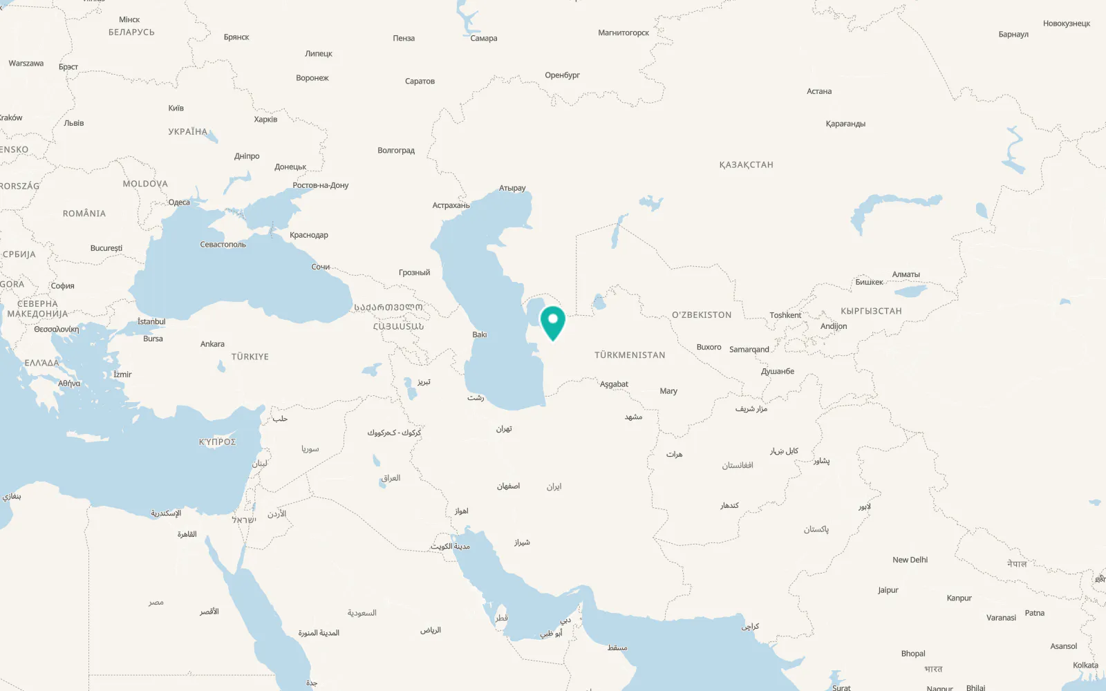 Map of Oglanly