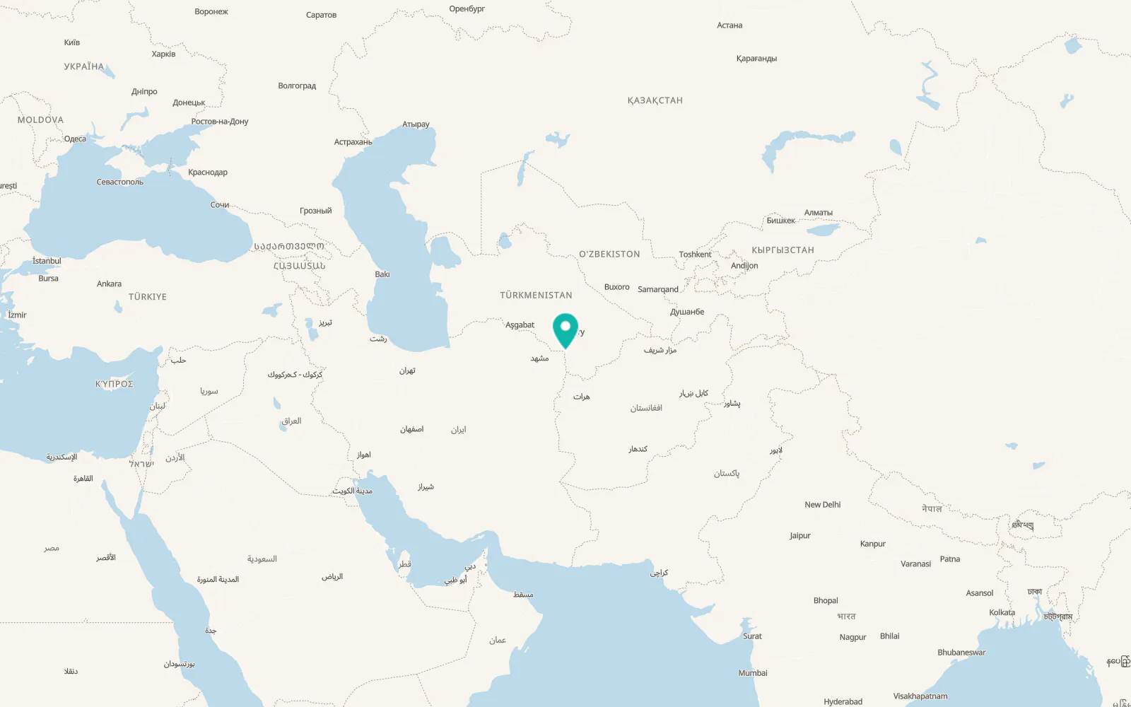 Map of Sarahs