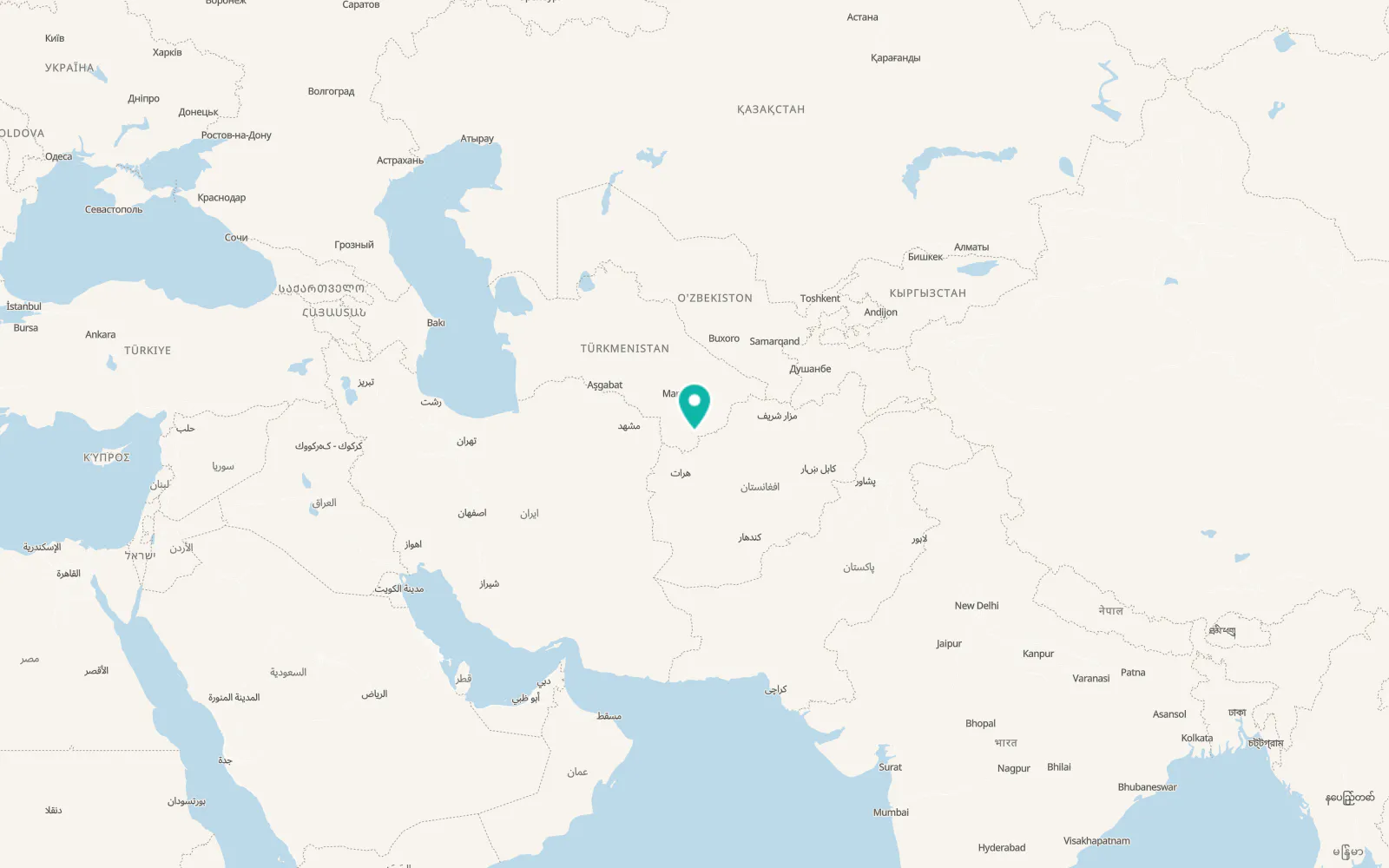 Map of Takhta-Bazar
