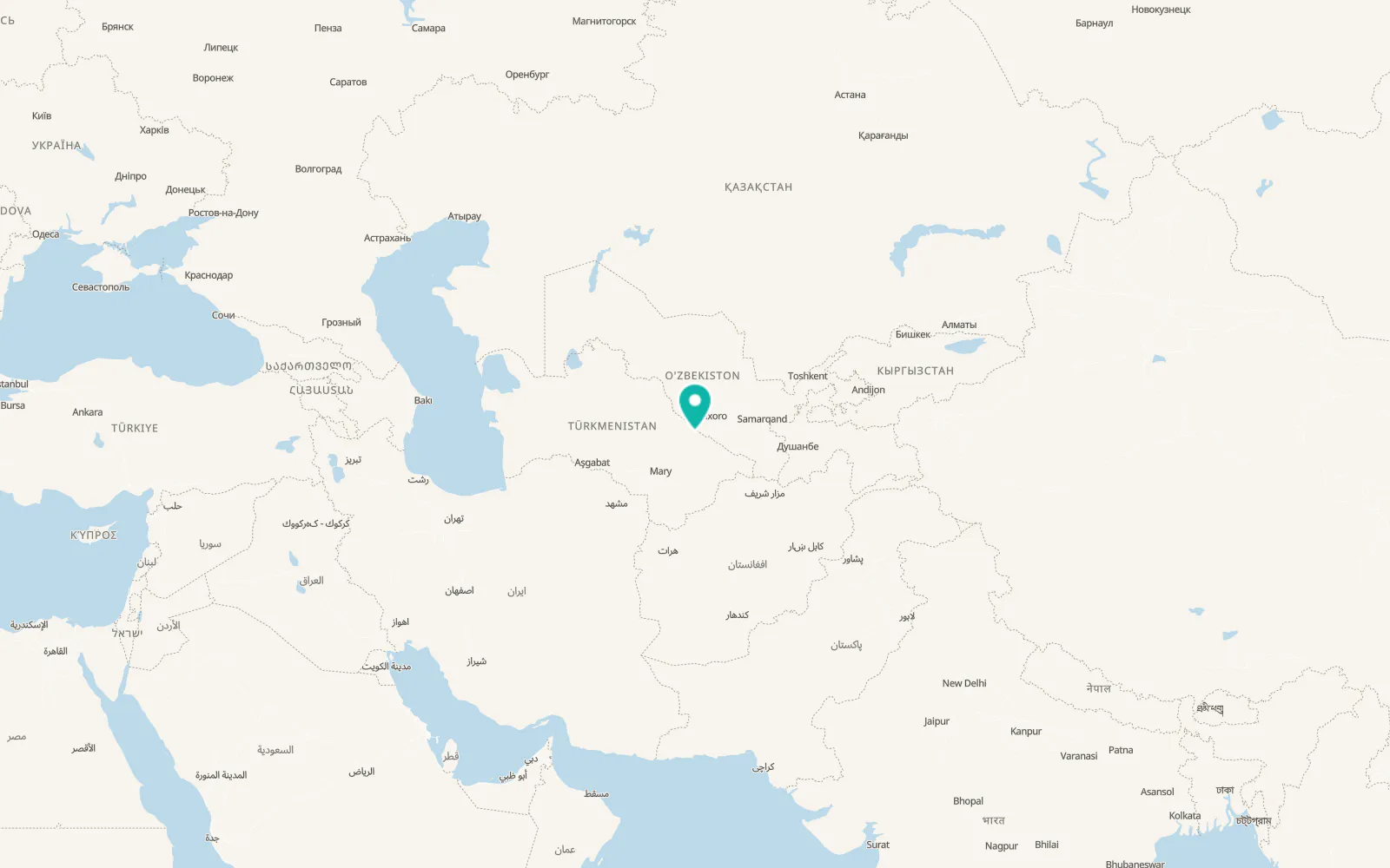 Map of Türkmenabat
