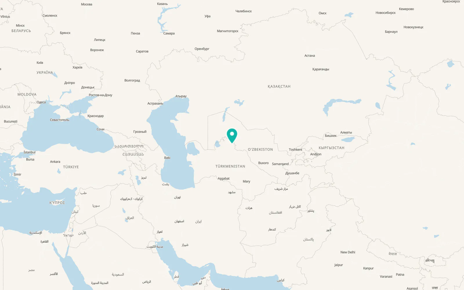 Map of Yylanly