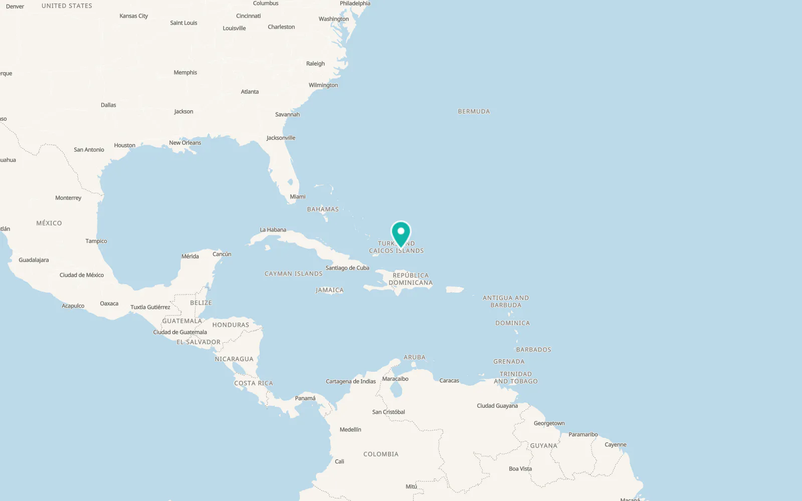 Map of Palm Grove