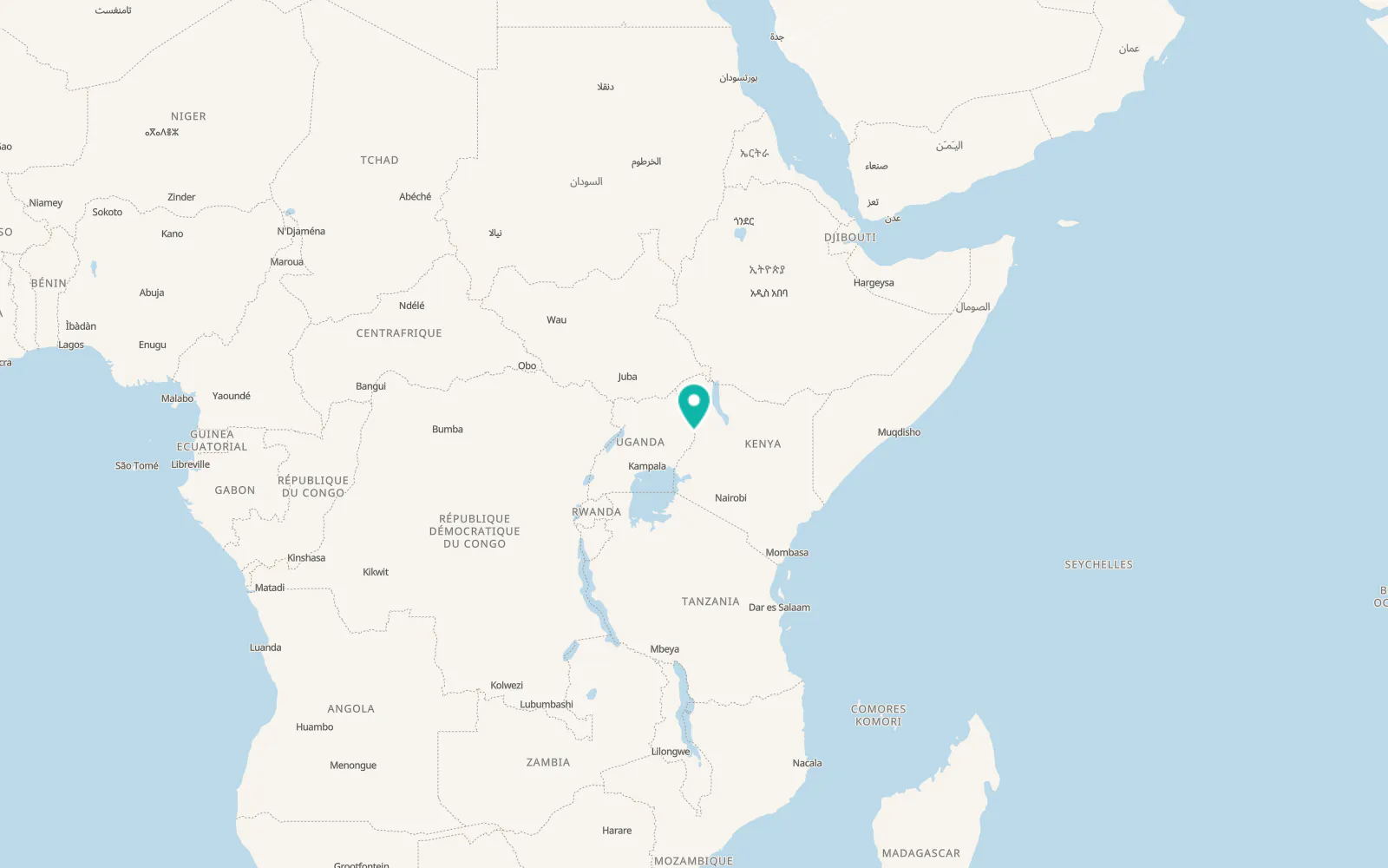 Map of Amudat