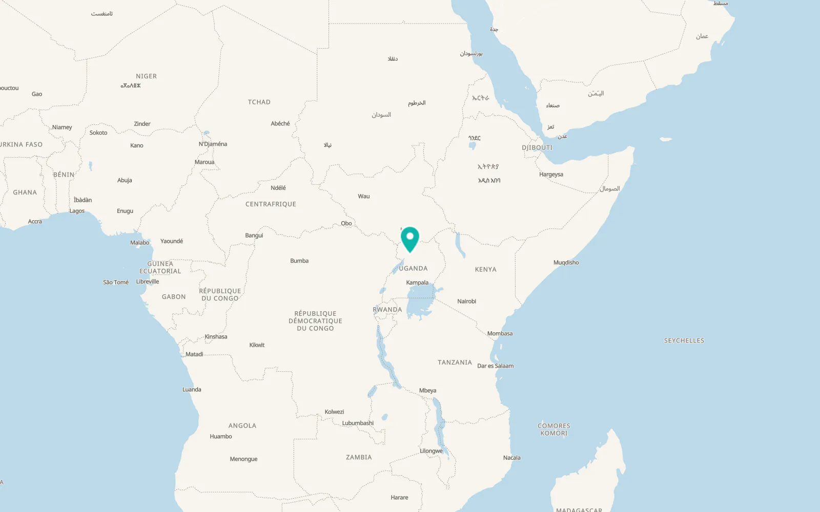 Map of Anaka