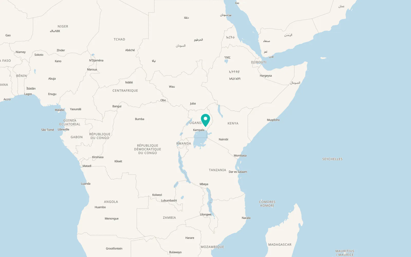 Map of Bugiri