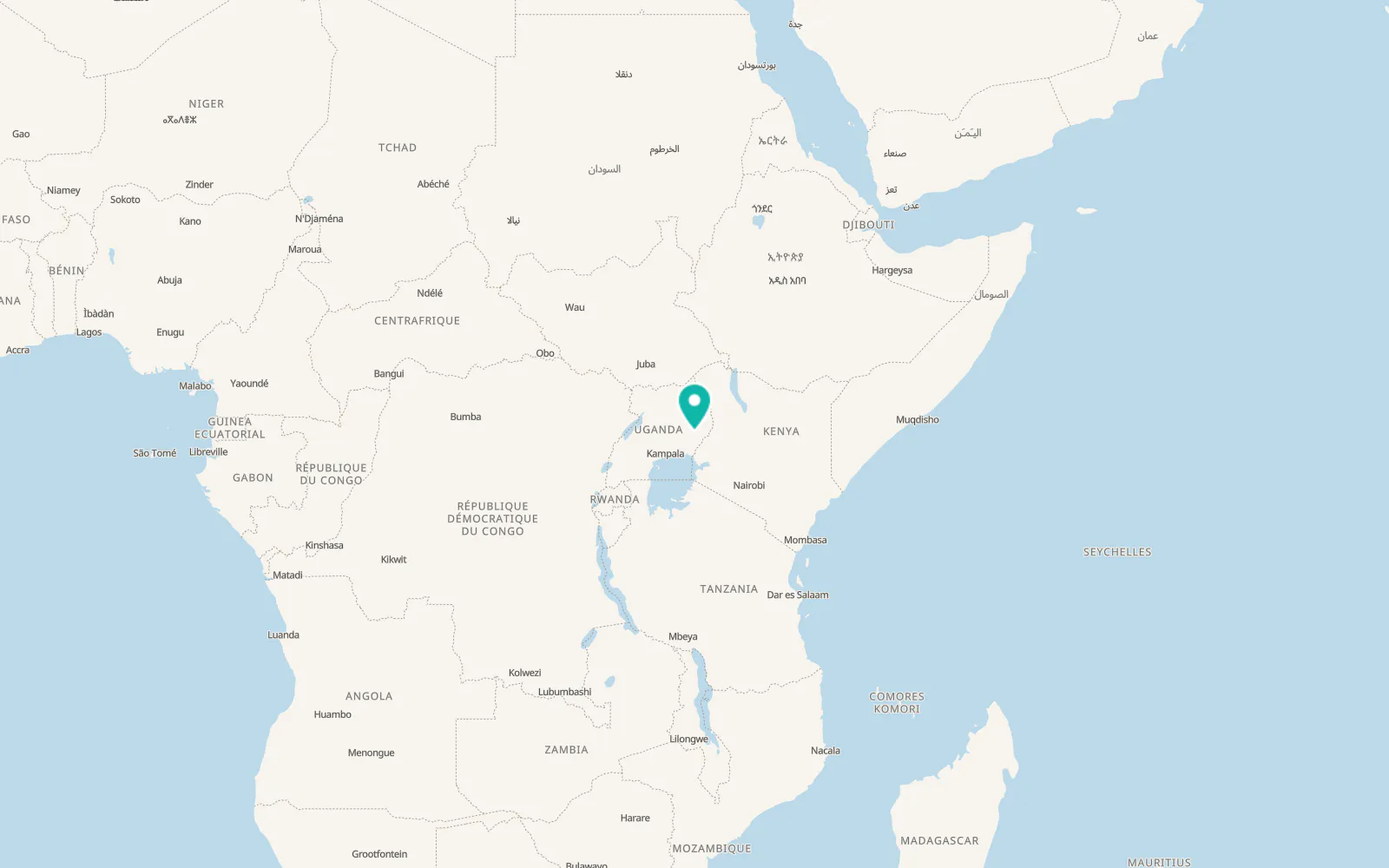 Map of Bukedea