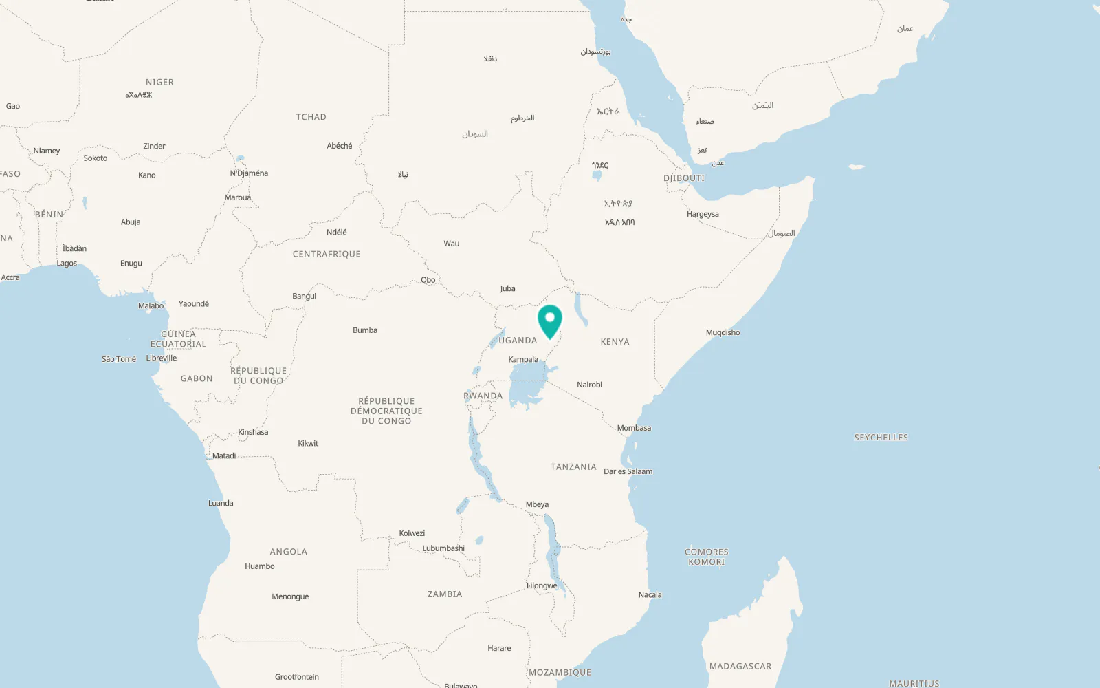 Map of Bulambuli