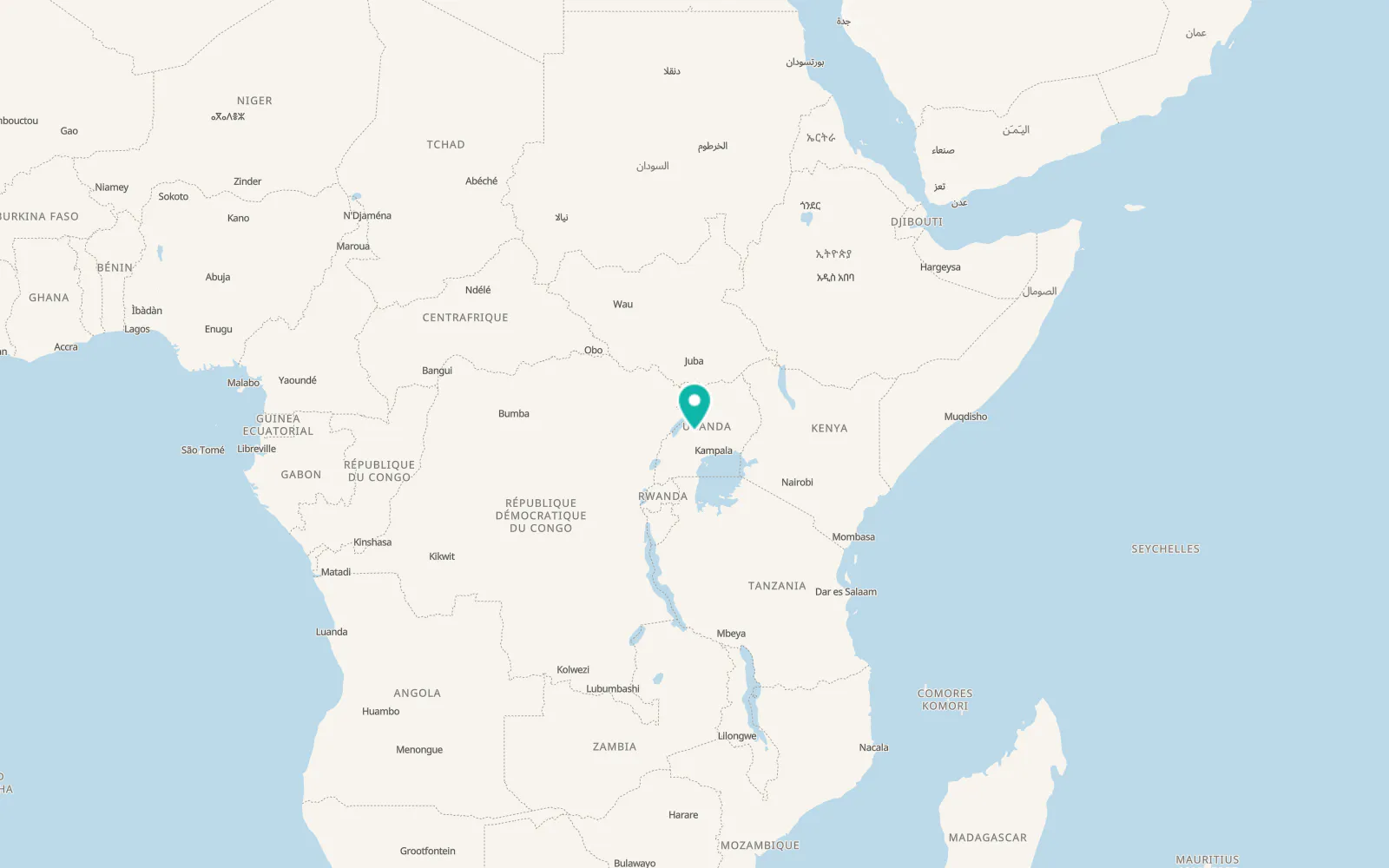 Map of Butemba