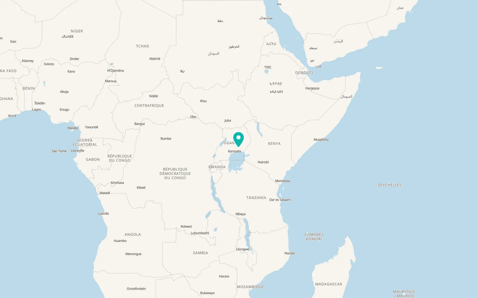 Map of Buwenge