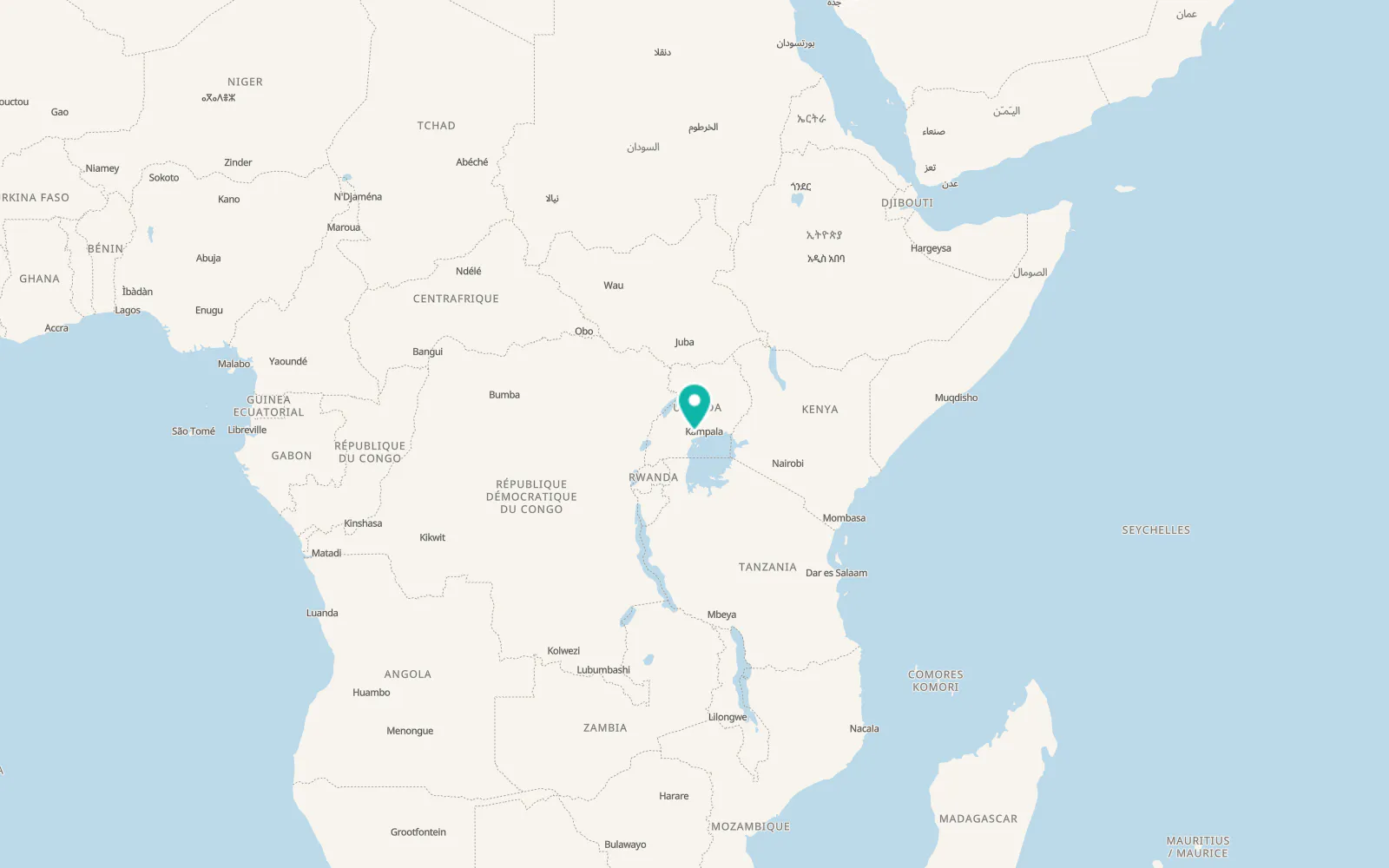 Map of Gombe