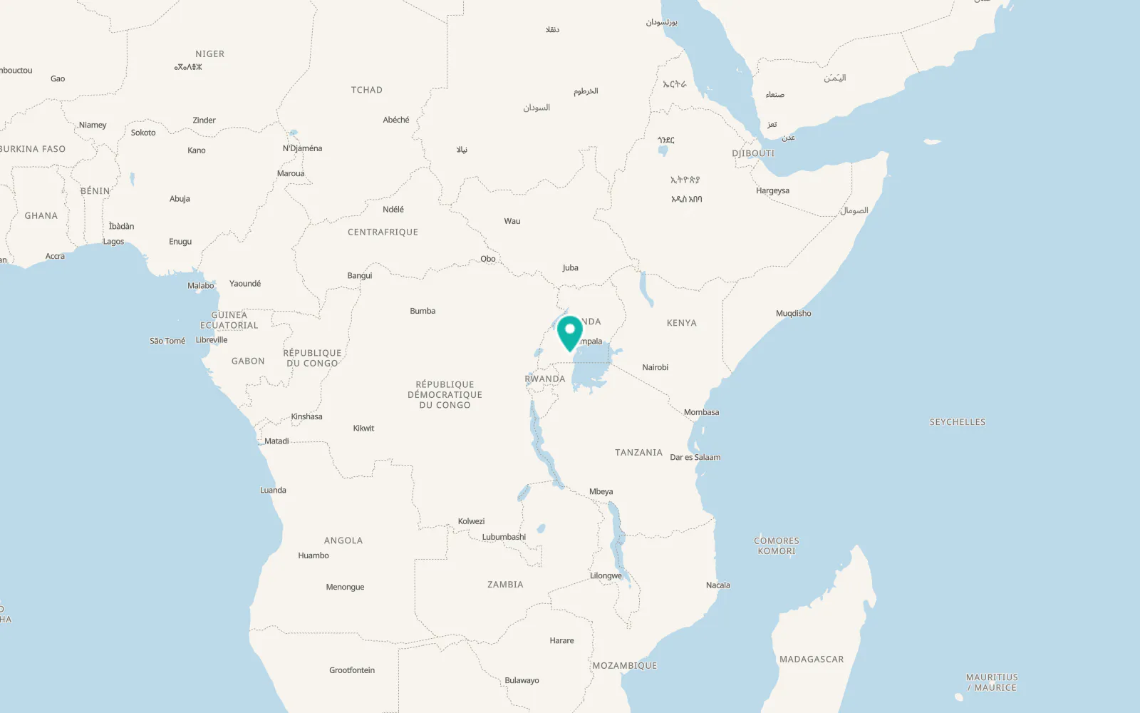 Map of Kasaali
