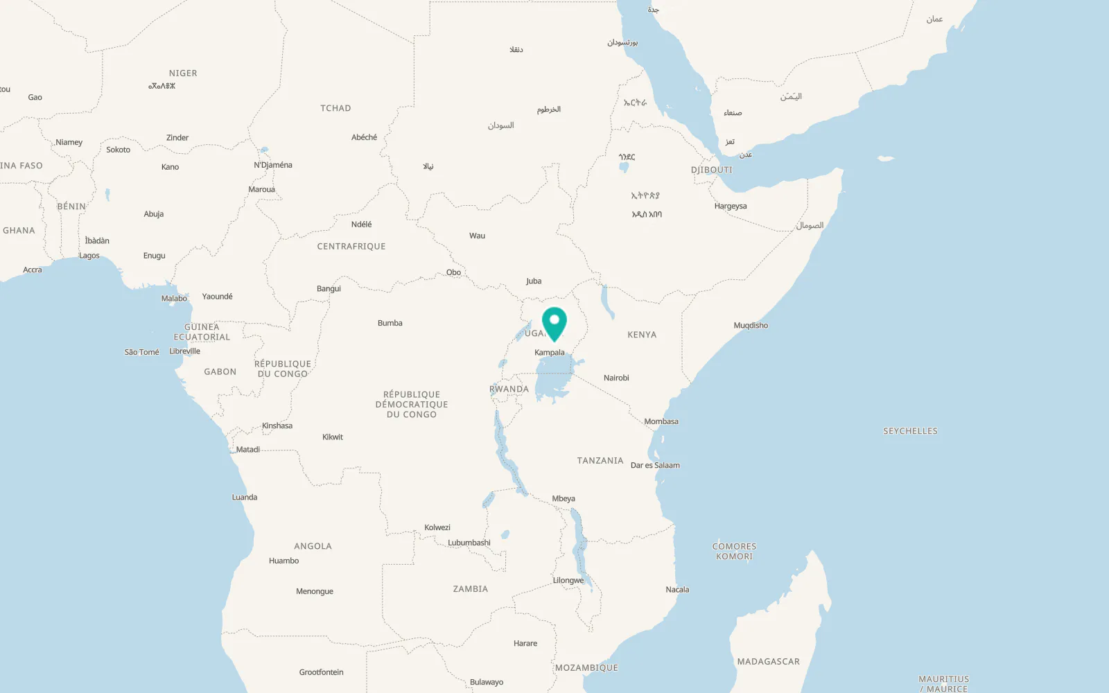 Map of Kayunga