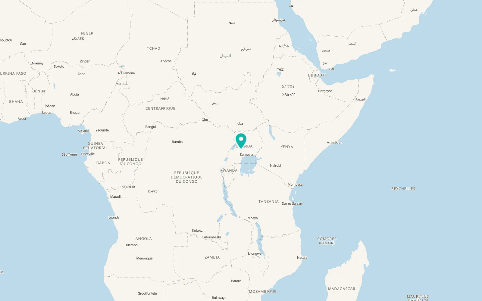 Map of Kiboga
