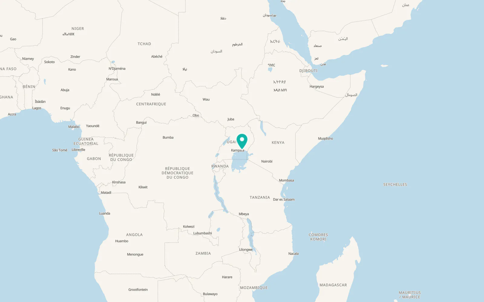 Map of Kitamilo
