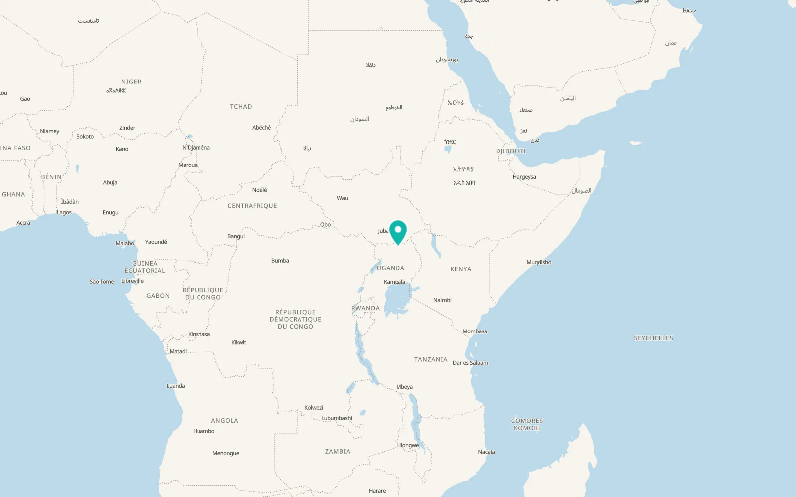 Map of Kitgum