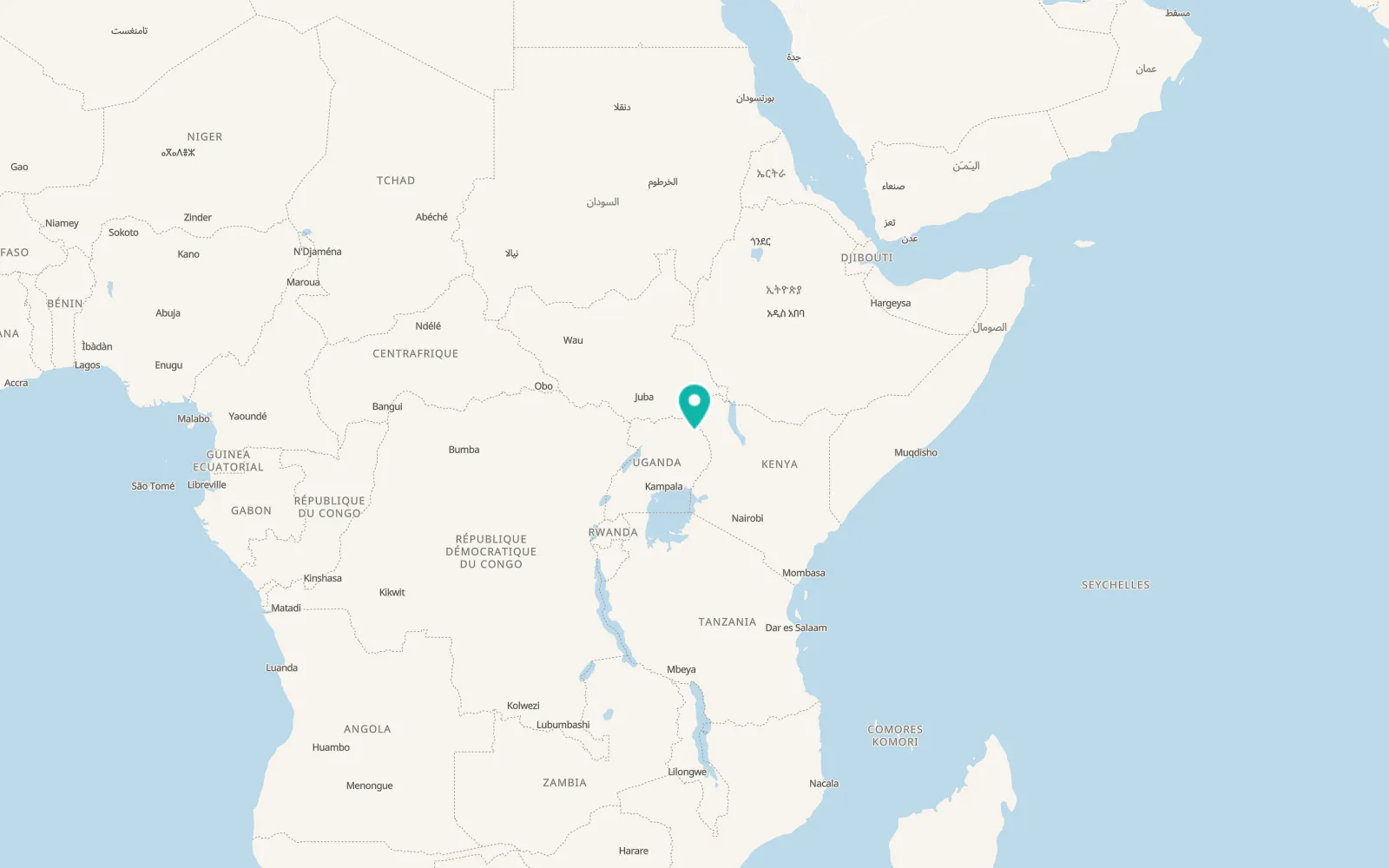 Map of Kotido