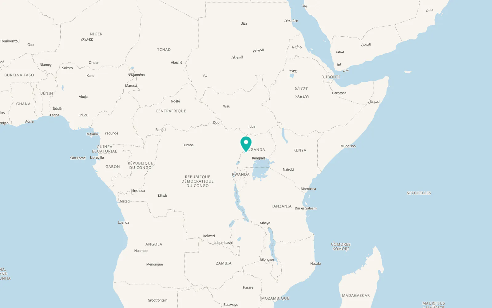 Map of Muhorro