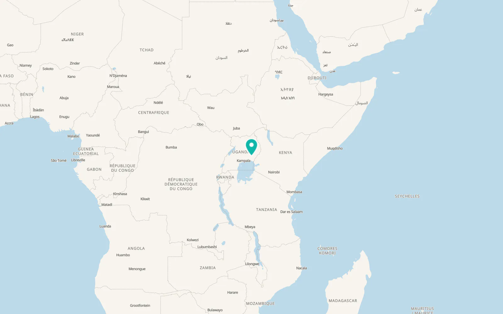 Map of Namutumba