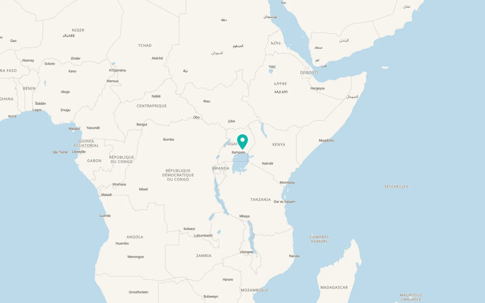 Map of Njeru
