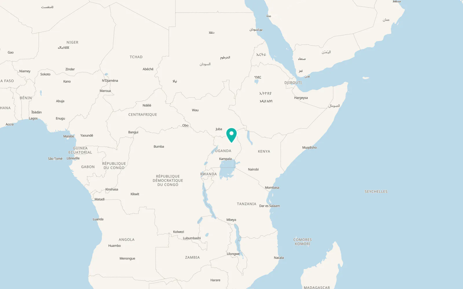 Map of Otuke