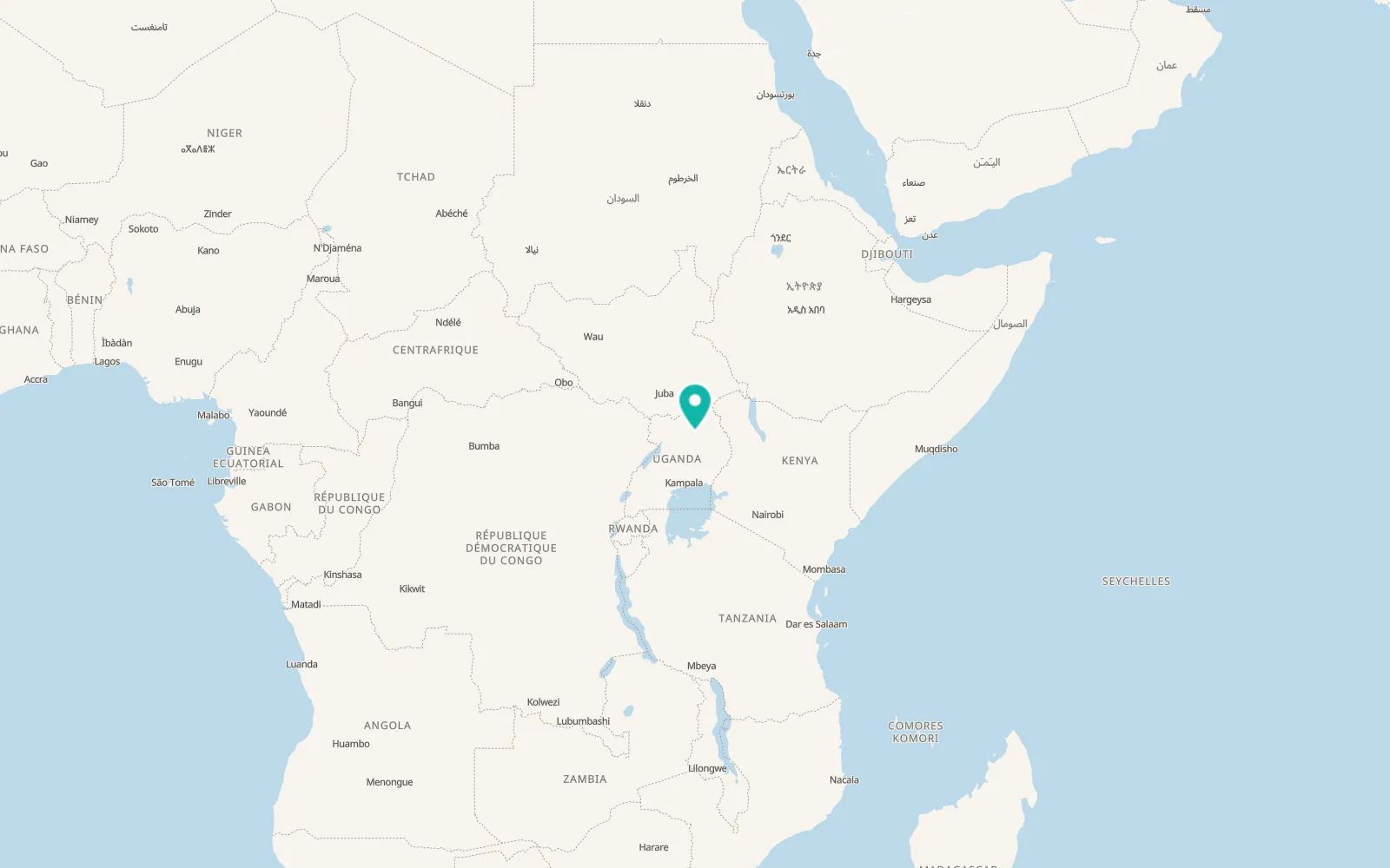 Map of Pader Palwo