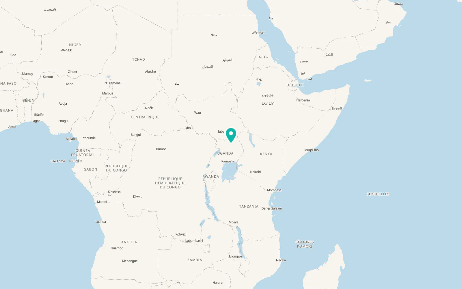 Map of Pader