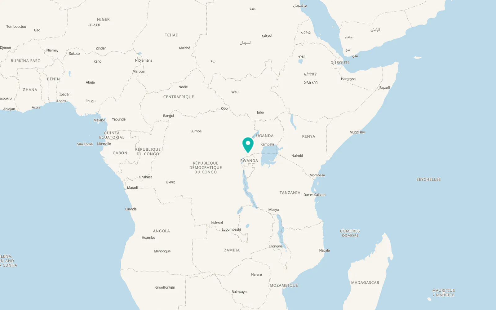 Map of Rubanda