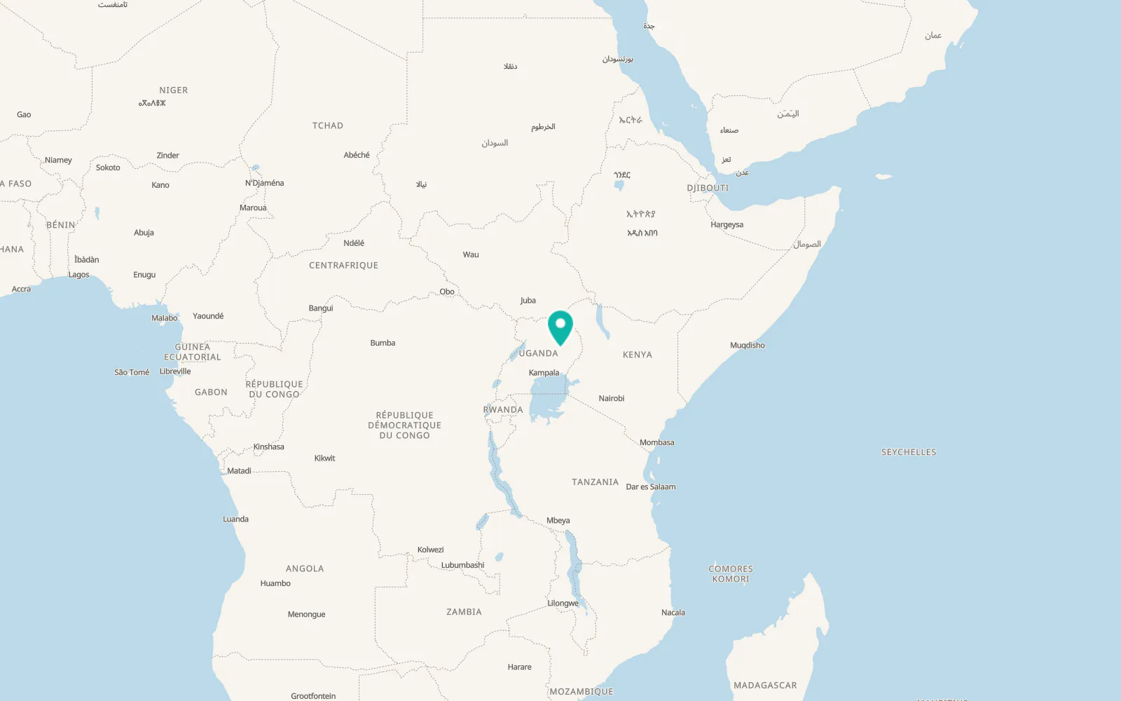 Map of Soroti