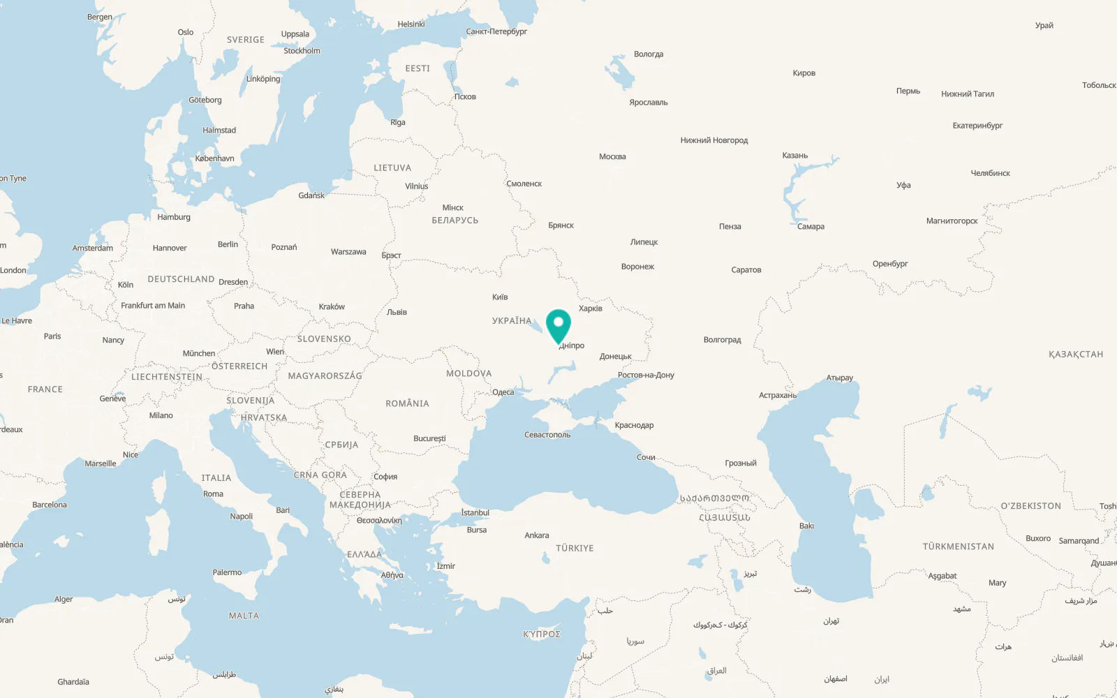 Map of Adamivka