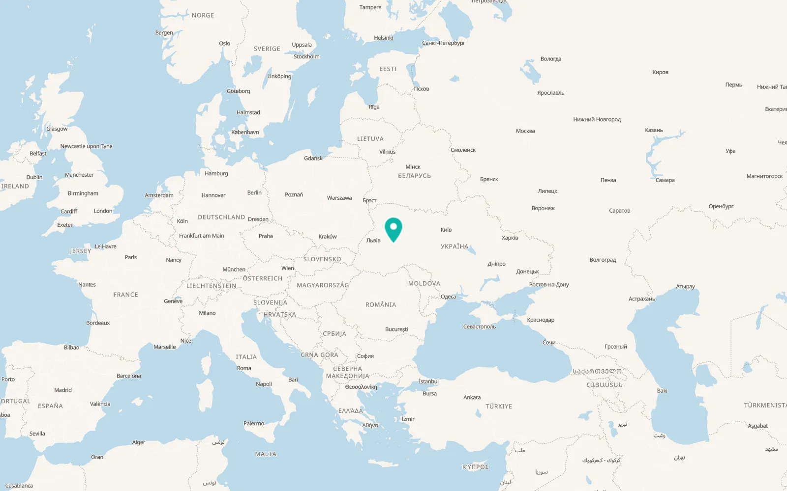Map of Anhelivka