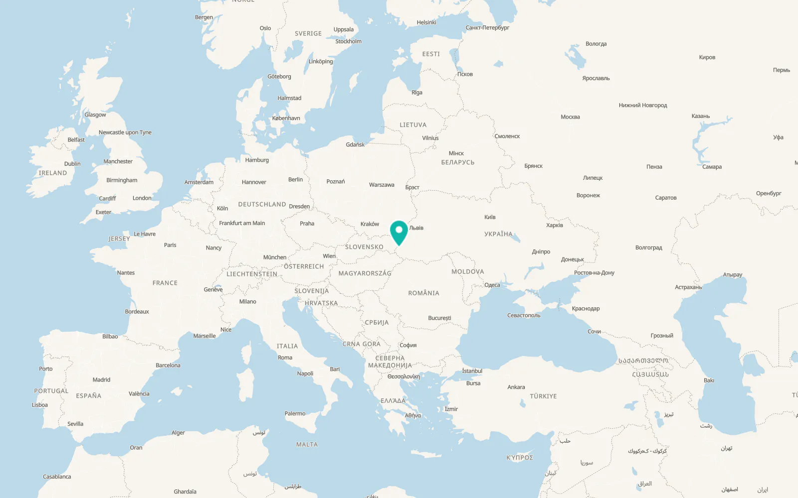 Map of Antalovtsi