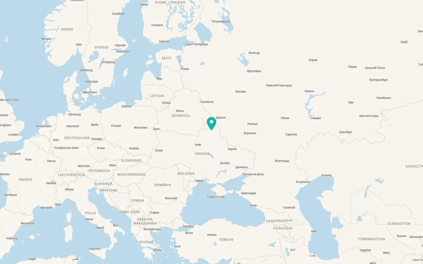Map of Avdiyivka