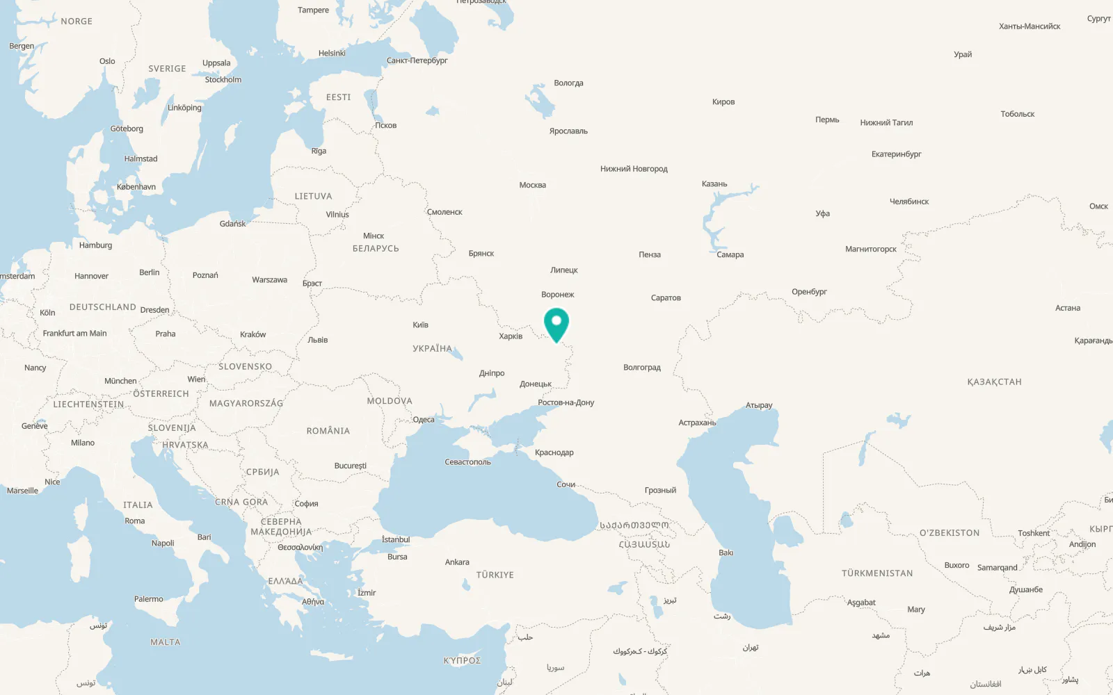Map of Aydar