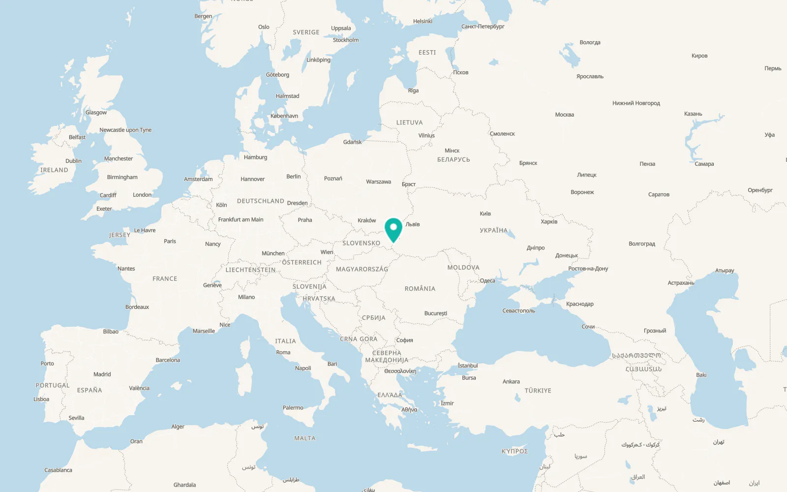 Map of Baranyntsi