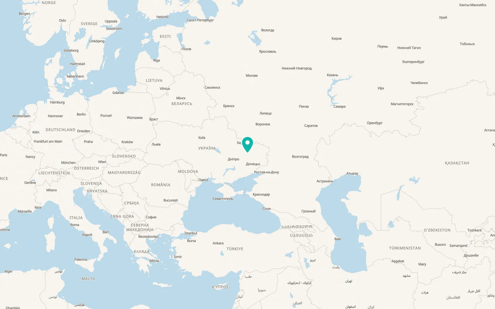Map of Barvinkove